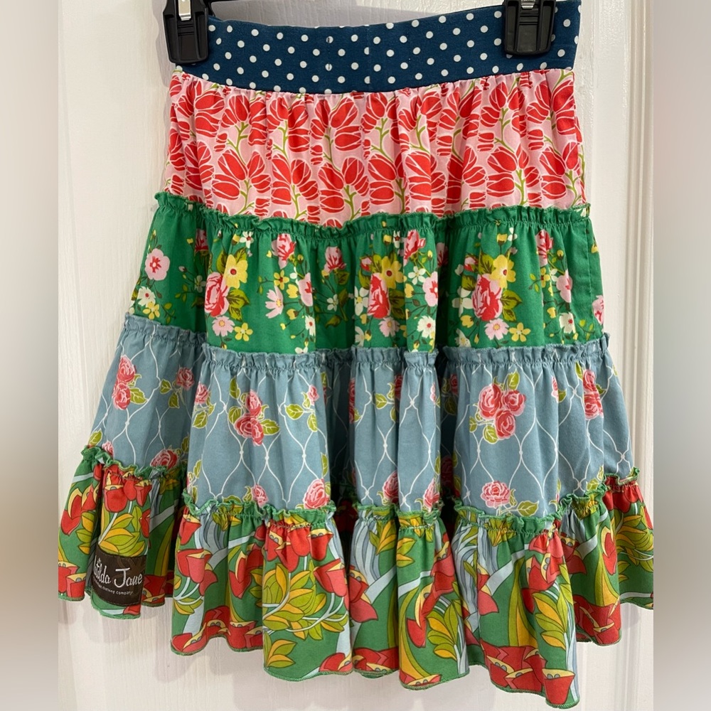 Matilda Jane Main Street Skirt, size 4, EUC - Picture 3 of 4